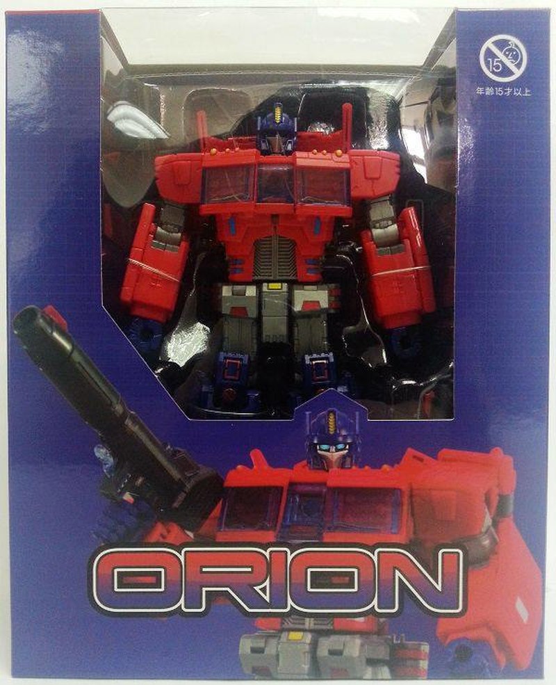 Toyworld TW-02 Orion In-Box Images of MP Style Homage IDW Optimus Prime